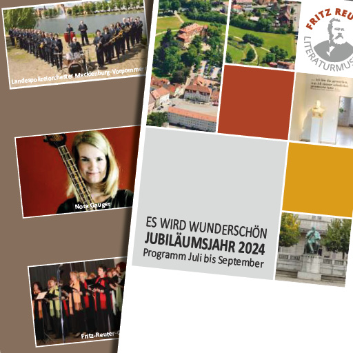 Programmheft Q3-2024 für das Festjahr der Reuterstadt Stavenhagen