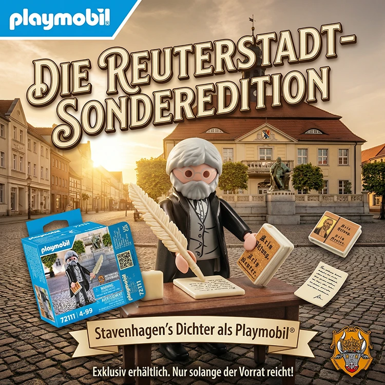 PLAYMOBIL-Sonderedition "Fritz Reuter" - Jetzt online direkt im Fritz-Reuter-Literaturmuseum kaufen